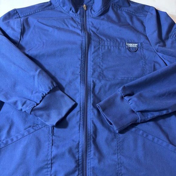Cherokee Scrubs Set Workwear Revolution Zip Jacket & Pants Unisex Navy Sz Medium - Picture 16 of 16